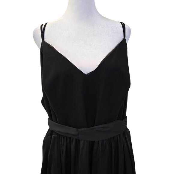 NWT DB Studio Celebrate Double Strap Mixed Media Formal Maxi Dress Size 24 - Picture 5 of 9